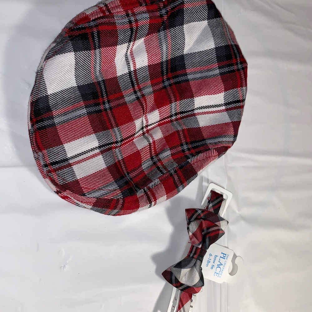 Children’s Place Baby Derby Hat & Bow Tie 6-18M